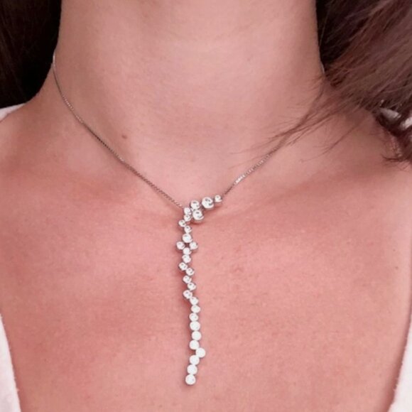 Swarovski Impression Crystal Necklace & Earrings Set 831887 - Picture 5 of 7